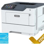 Vue de gauche de l'imprimante Xerox® B410 Vue de gauche de l'imprimante Xerox® B410